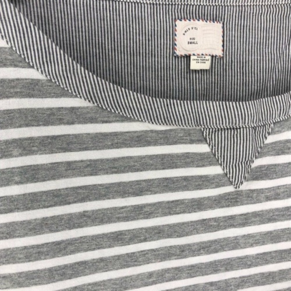ANTHROPOLOGIE Postmark Conductor Stripe Top - Picture 9 of 11
